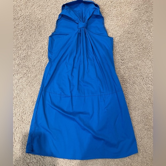 No Brand Junior Blue Sleeveless Twisted Y-Back Mini Dress - Picture 7 of 8